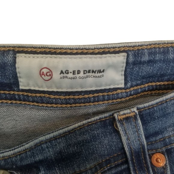 Adriano Goldschmied AG-Ed Mens 33R Blue Denim The - Picture 5 of 9